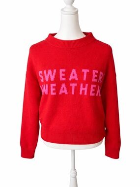 a New Day Sweater Weather Red Crewneck Sweater